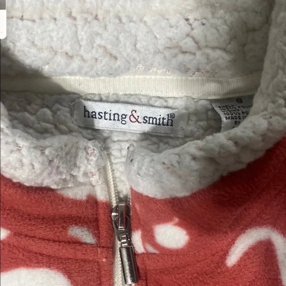 Pink Cat Patterned Sherpa Vest - Picture 3 of 3